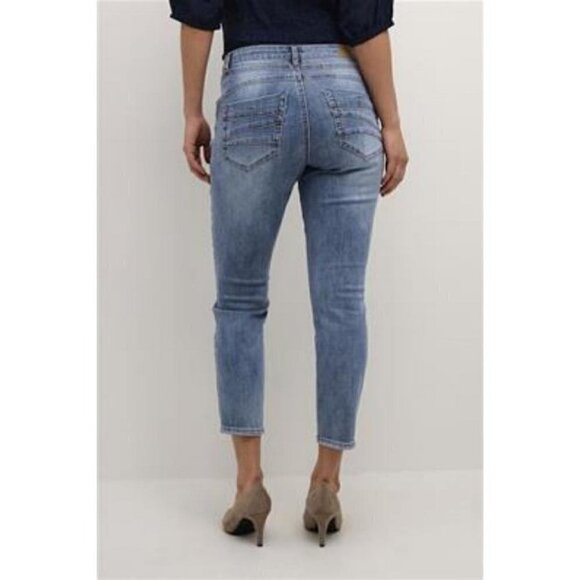 NWT CREAM Lone Washed 7/8 Jeans - Coco Fit - Picture 2 of 6